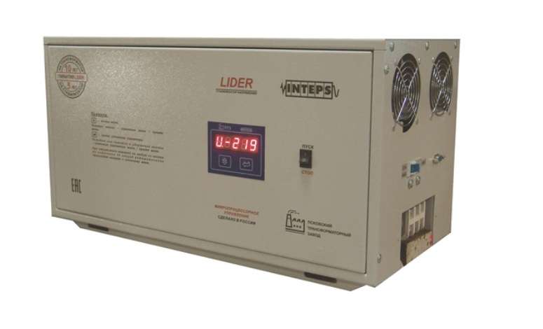 Стабилизатор напряжения переменного тока LIDER PS12000W-50