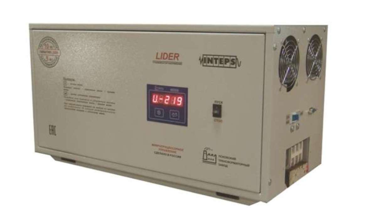 Стабилизатор напряжения переменного тока LIDER PS5000W-30