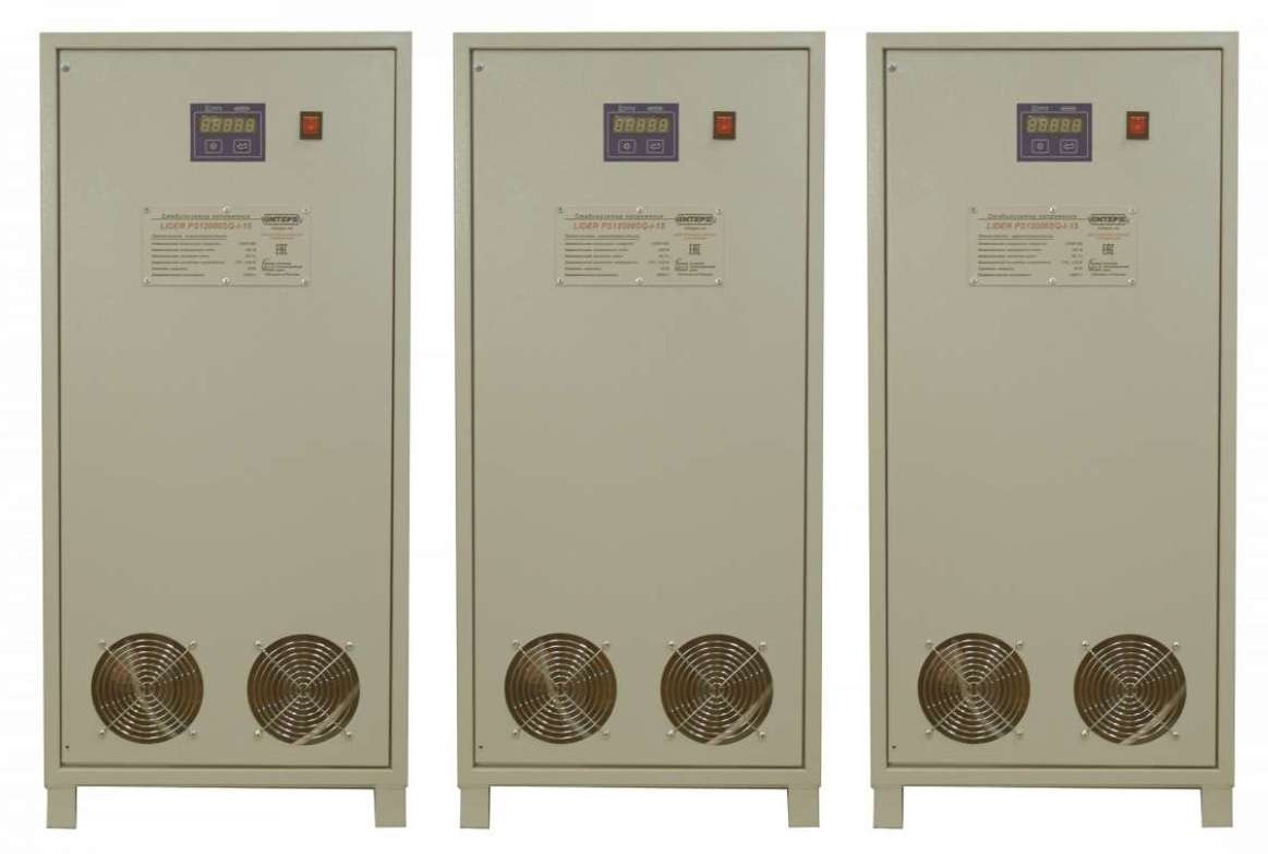 Трехфазный стабилизатор напряжения LIDER PS22SQ-I-40
